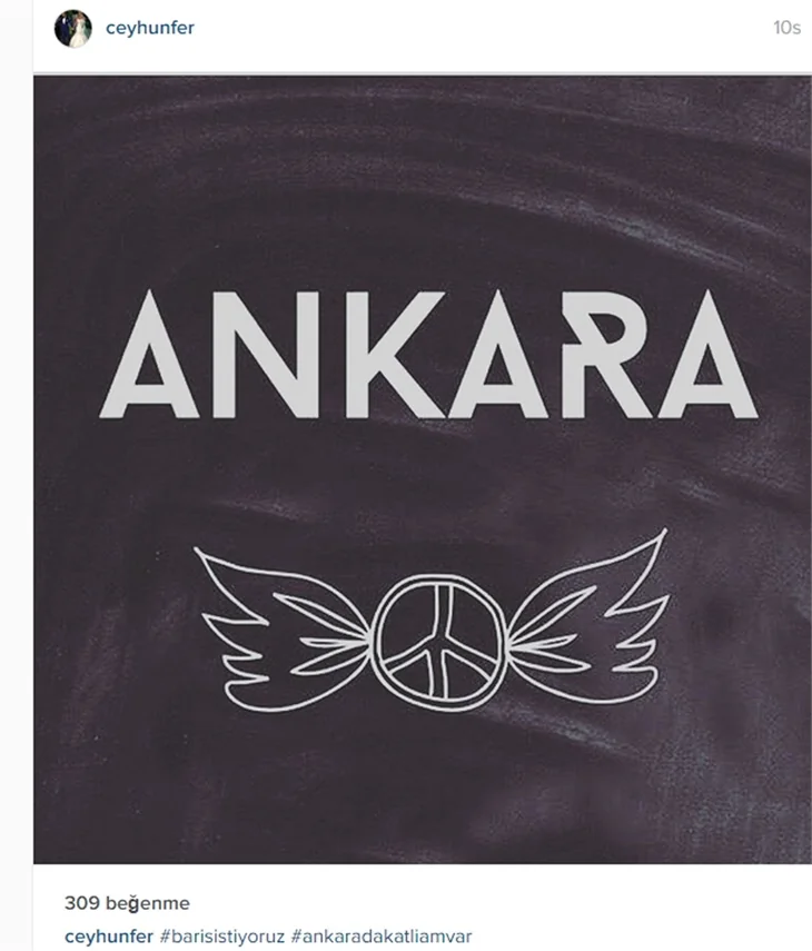 Ünlülerin Ankara'daki terör saldırısına tepkileri