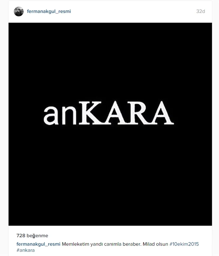 Ünlülerin Ankara'daki terör saldırısına tepkileri