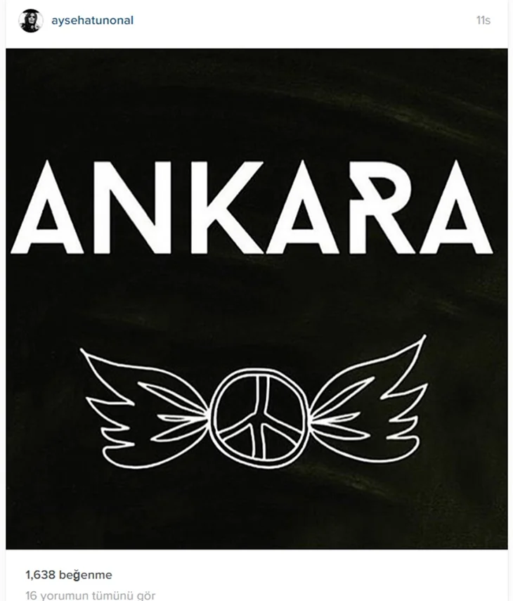 Ünlülerin Ankara'daki terör saldırısına tepkileri