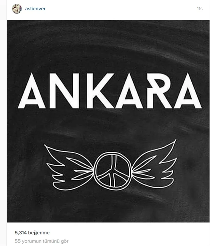 Ünlülerin Ankara'daki terör saldırısına tepkileri