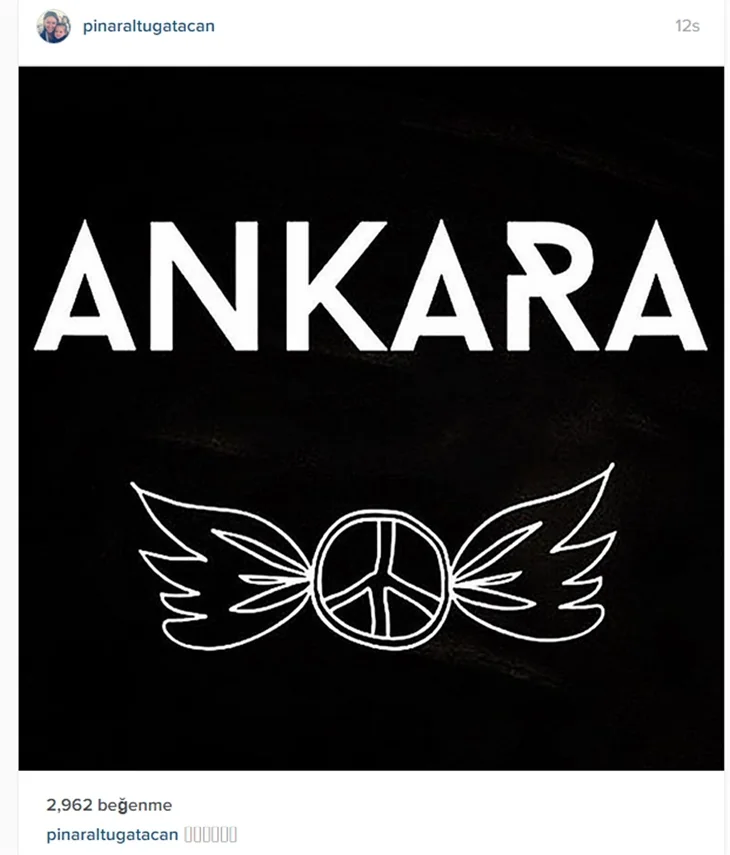 Ünlülerin Ankara'daki terör saldırısına tepkileri