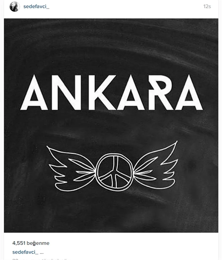 Ünlülerin Ankara'daki terör saldırısına tepkileri