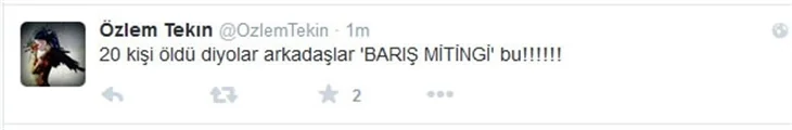 Ünlülerin Ankara'daki terör saldırısına tepkileri