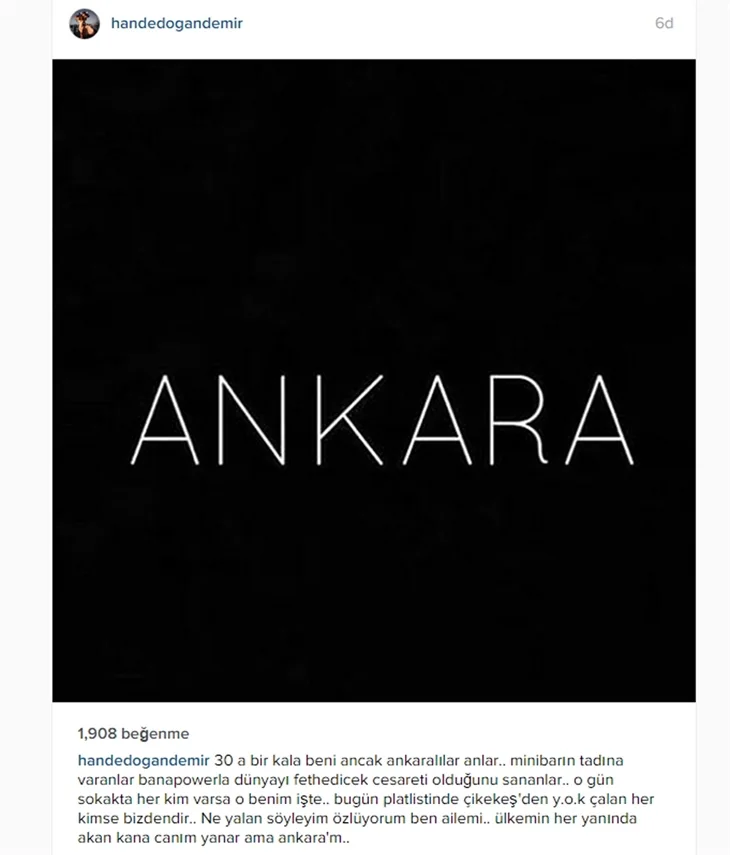 Ünlülerin Ankara'daki terör saldırısına tepkileri
