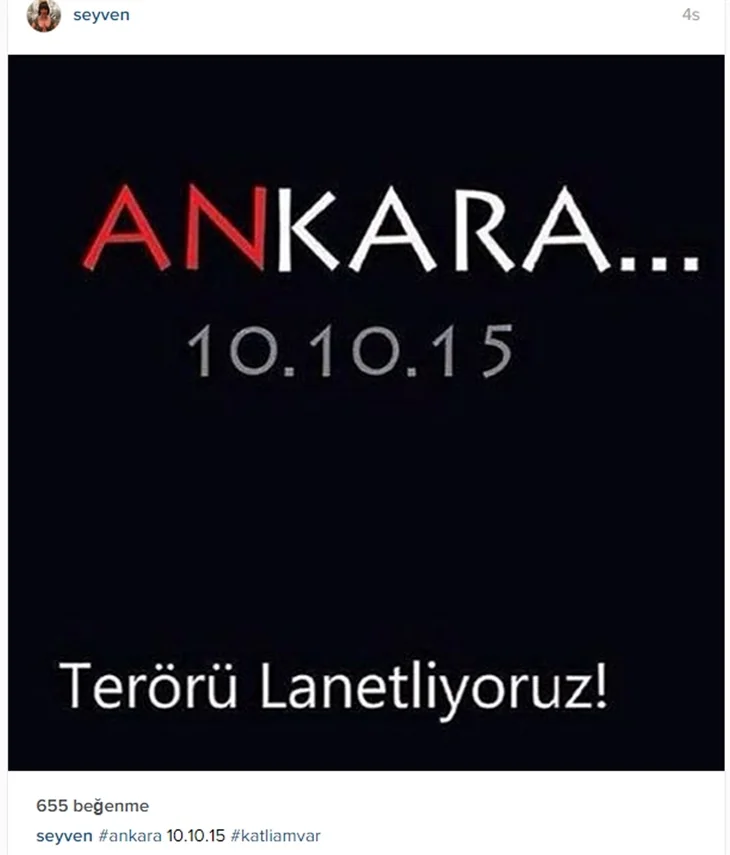 Ünlülerin Ankara'daki terör saldırısına tepkileri