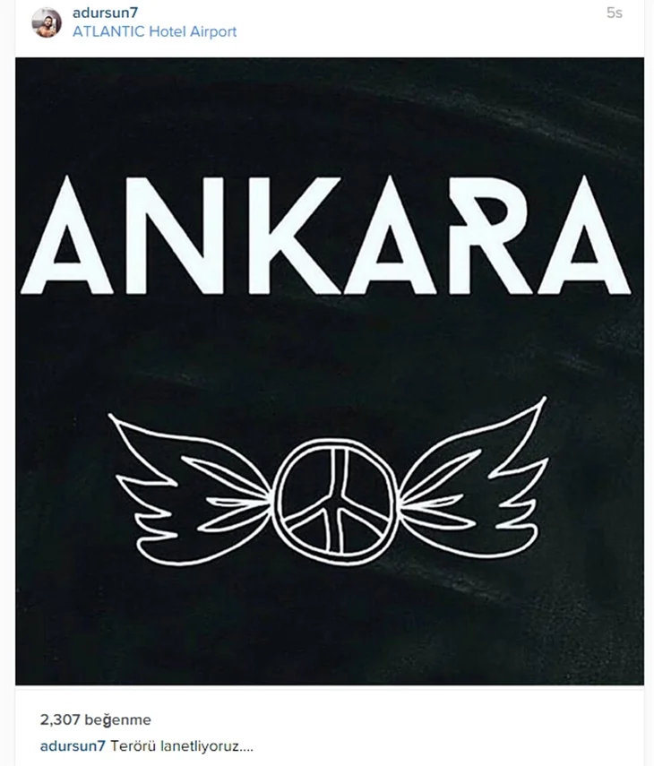 Ünlülerin Ankara'daki terör saldırısına tepkileri