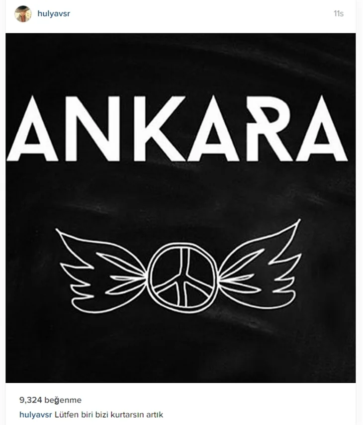 Ünlülerin Ankara'daki terör saldırısına tepkileri