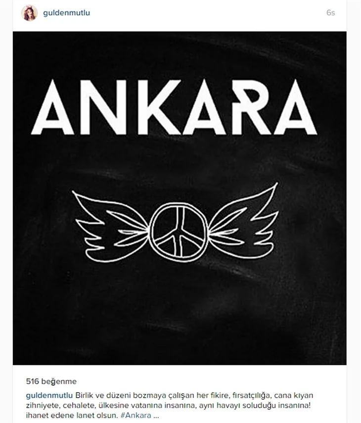 Ünlülerin Ankara'daki terör saldırısına tepkileri
