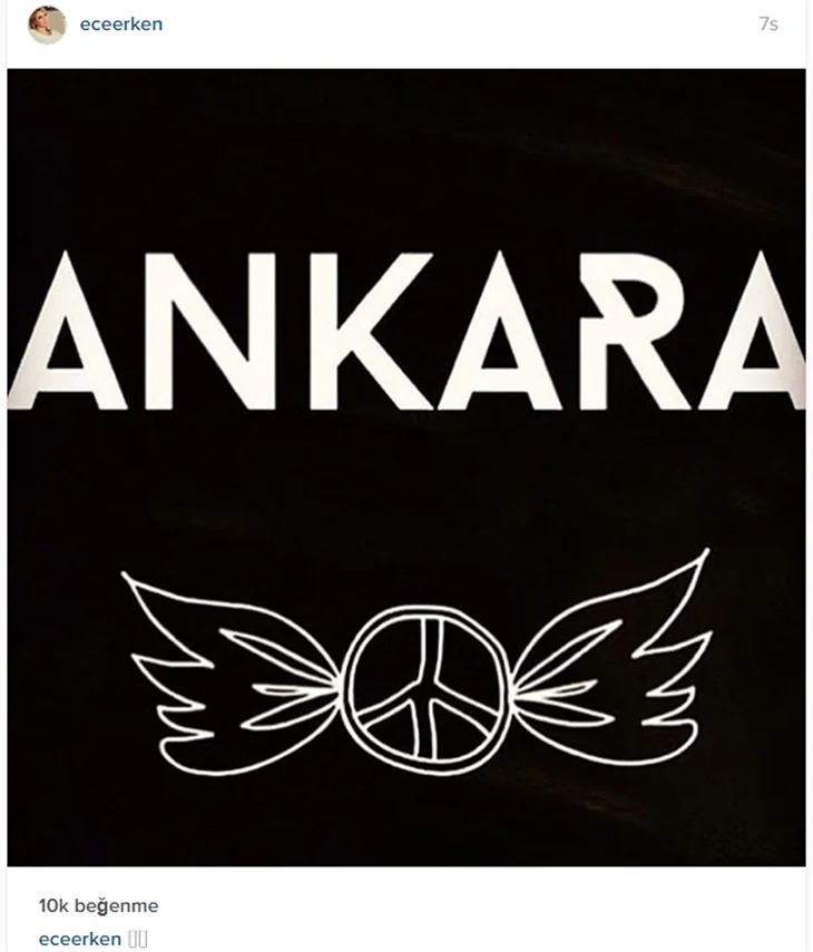 Ünlülerin Ankara'daki terör saldırısına tepkileri
