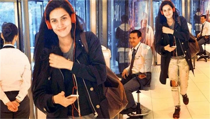 Bergüzar Korel'in sonbahar imajı