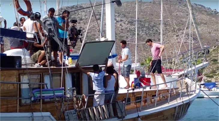 "Bir Deniz Hikayesi" oyuncularının set arkası paylaşımları