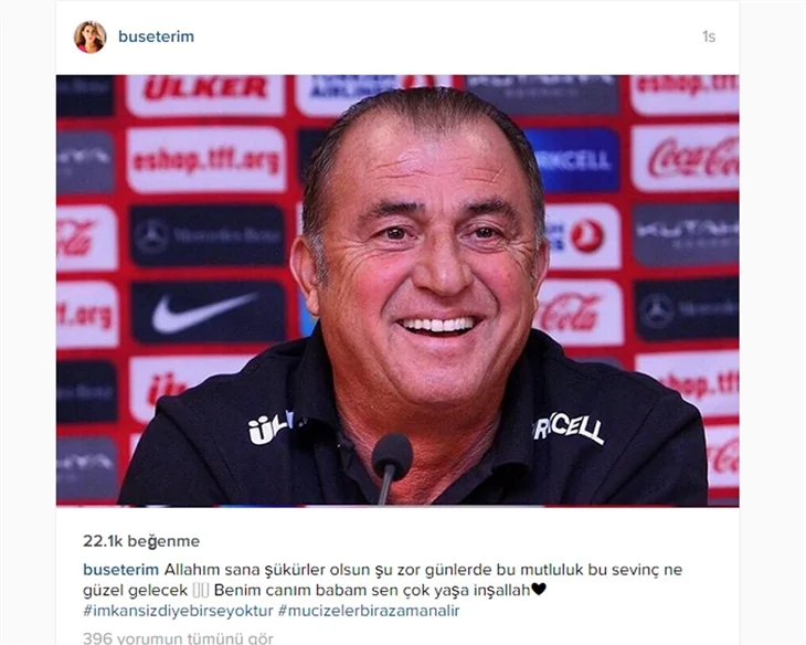 Ünlülerden Milli Takıma tebrik mesajları