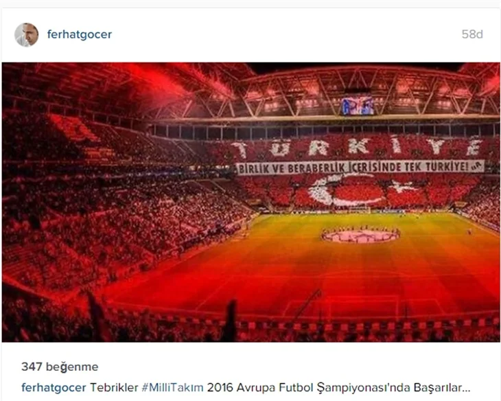Ünlülerden Milli Takıma tebrik mesajları