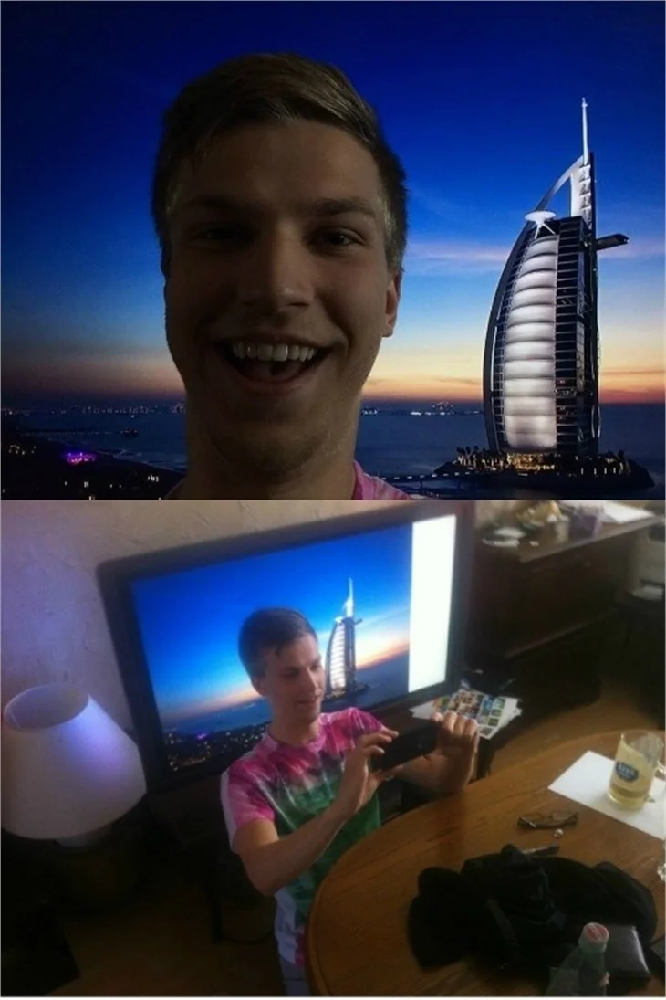 Selfie işini biraz abartanlar!