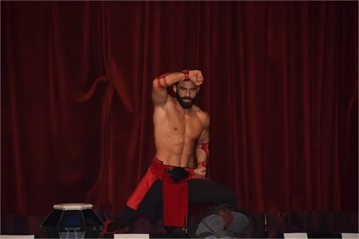 Demet Akalın'dan sirk tadında konser