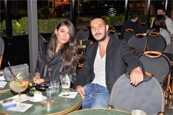 Necati Ateş'in esmer güzeli!