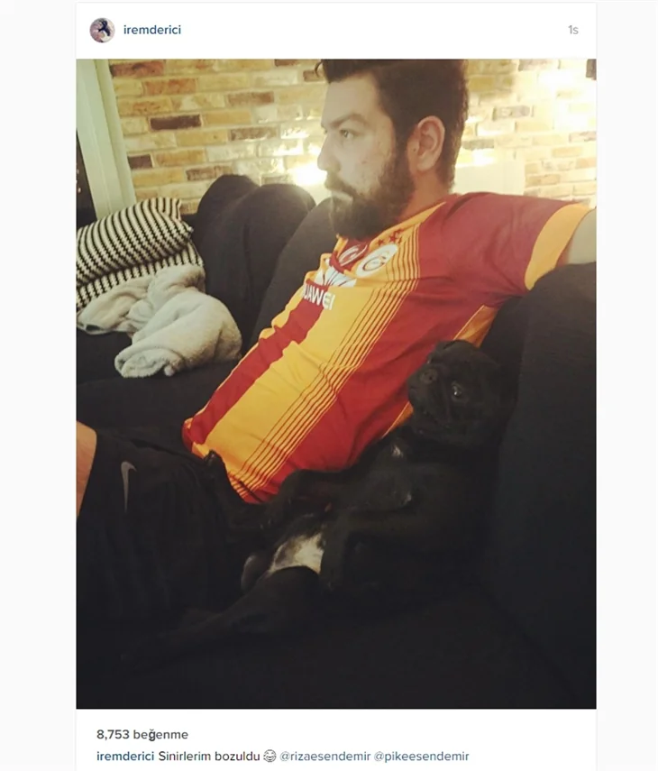Ünlülerin "derbi" sonrası sosyal medya paylaşımları