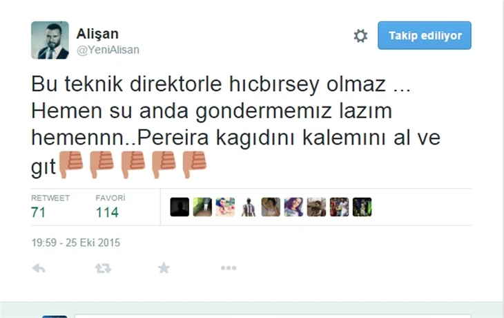 Ünlülerin "derbi" sonrası sosyal medya paylaşımları