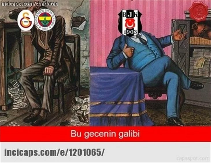 Fenerbahçe-Galatasaray derbisinin olay capsleri