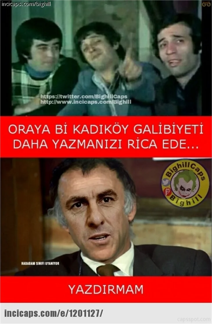 Fenerbahçe-Galatasaray derbisinin olay capsleri