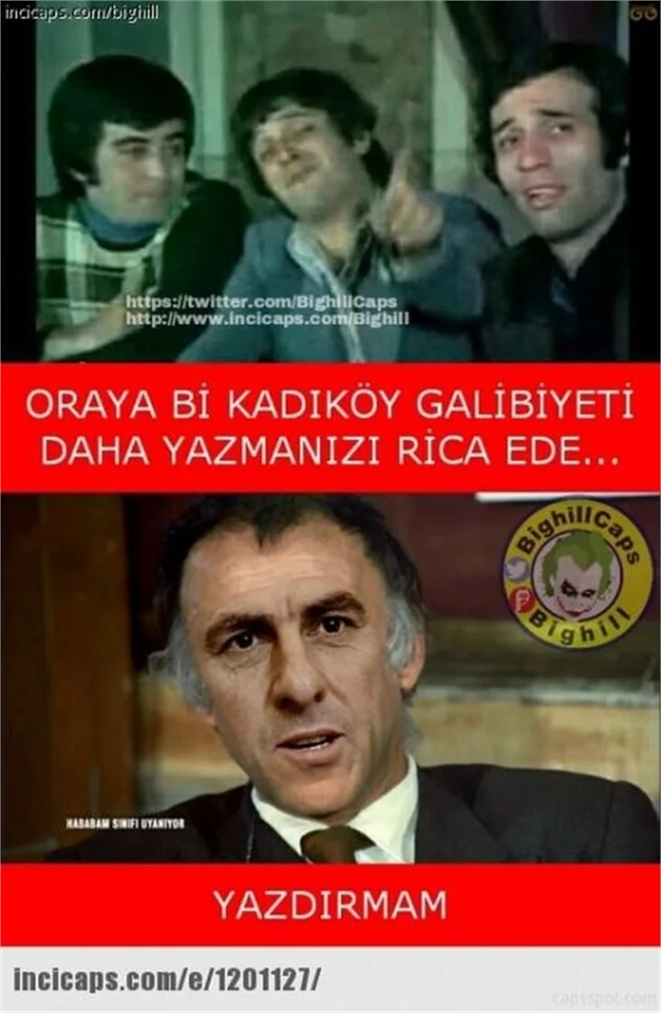 Fenerbahçe-Galatasaray derbisinin olay capsleri