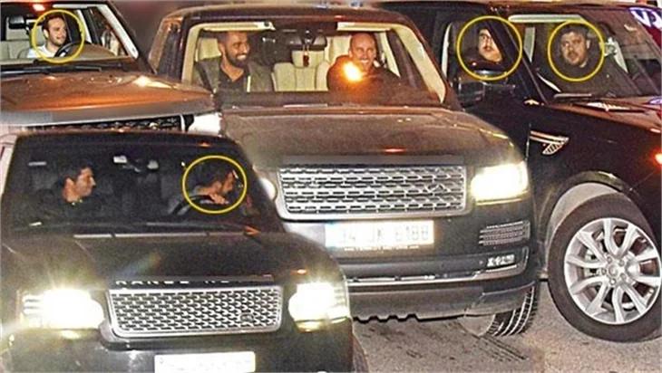 Murat Boz, Eser Yenenler, İbrahim Büyükak, Oğuzhan Koç ve Gökhan Şükür'ün cipleri yarıştı