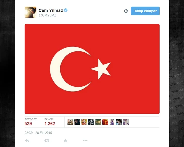Ünlülerden 29 Ekim Cumhuriyet Bayramı paylaşımları