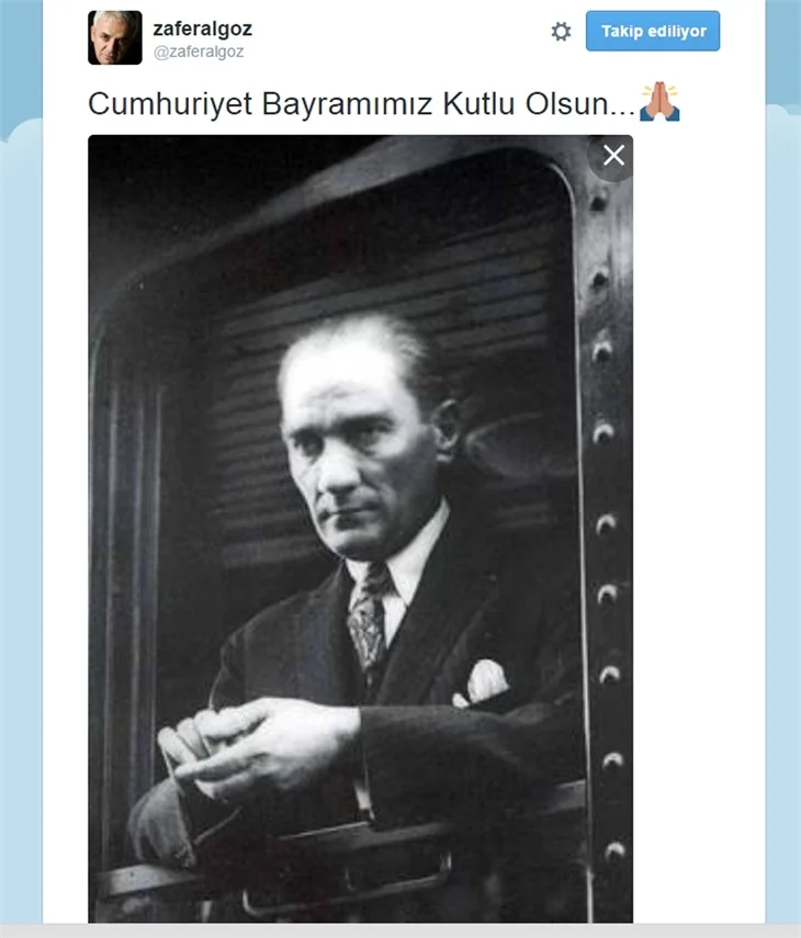 Ünlülerden 29 Ekim Cumhuriyet Bayramı paylaşımları