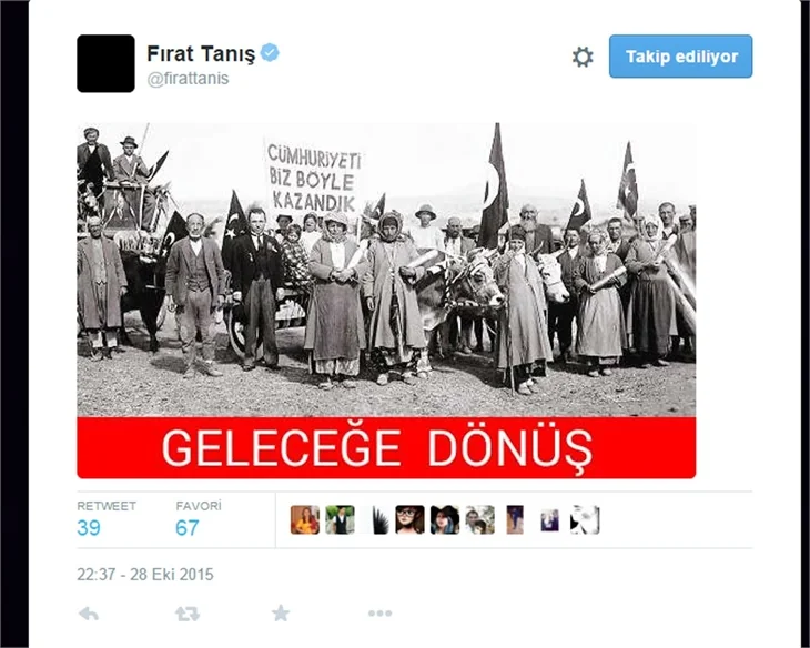 Ünlülerden 29 Ekim Cumhuriyet Bayramı paylaşımları