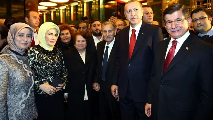 Cumhurbaşkanlığı Sarayı'ndaki resepsiyondan kareler