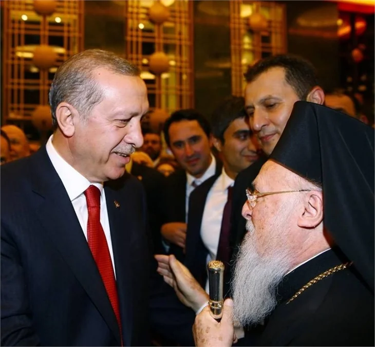 Cumhurbaşkanlığı Sarayı'ndaki resepsiyondan kareler