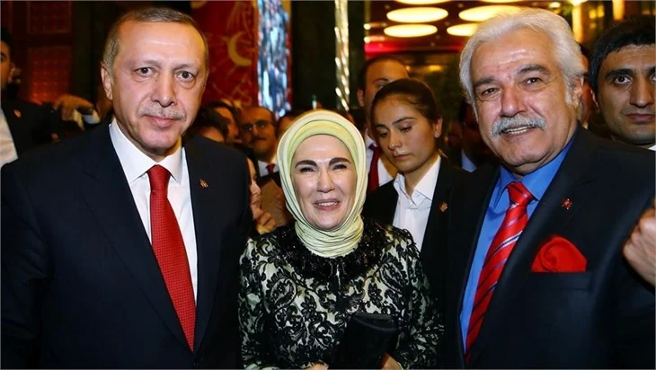 Cumhurbaşkanlığı Sarayı'ndaki resepsiyondan kareler