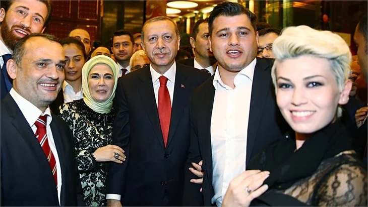 Cumhurbaşkanlığı Sarayı'ndaki resepsiyondan kareler