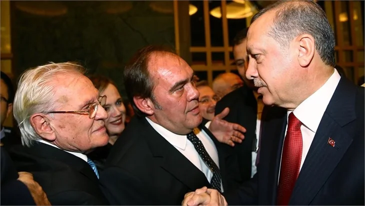 Cumhurbaşkanlığı Sarayı'ndaki resepsiyondan kareler