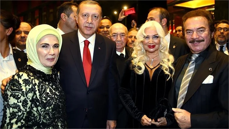 Cumhurbaşkanlığı Sarayı'ndaki resepsiyondan kareler