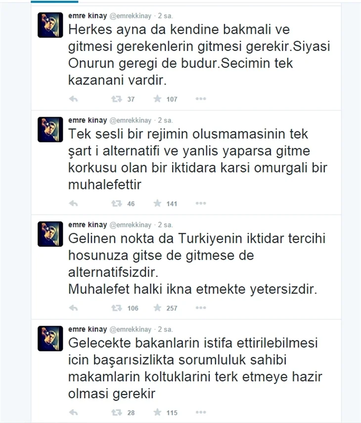 Ünlülerin seçim sonuçlarına ilk tepkileri ne oldu?
