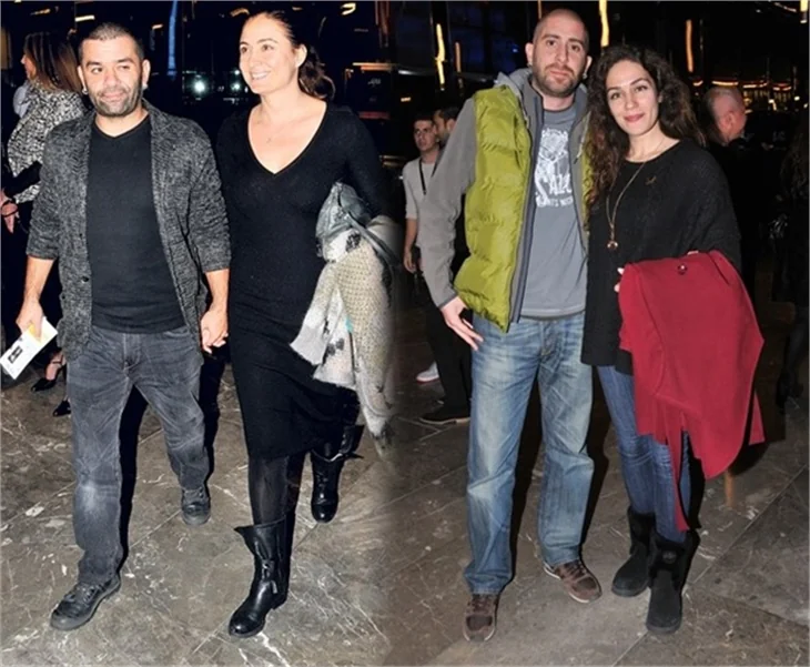 Bülent Şakrak ve eski eşi Özge Borak pişti oldu