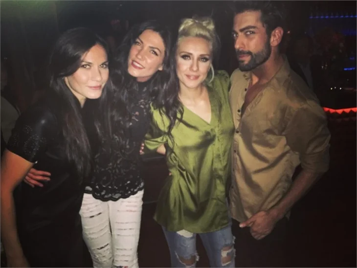 Demet Akalın ve Okan Kurt'un partisine ünlü akını