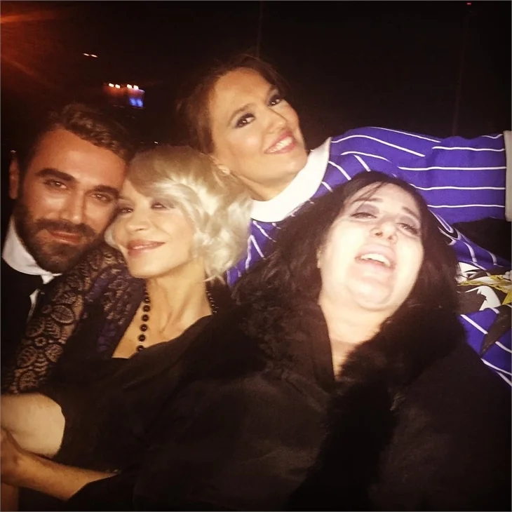 Demet Akalın ve Okan Kurt'un partisine ünlü akını