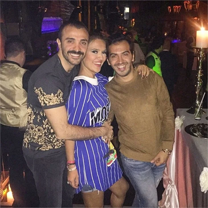 Demet Akalın ve Okan Kurt'un partisine ünlü akını