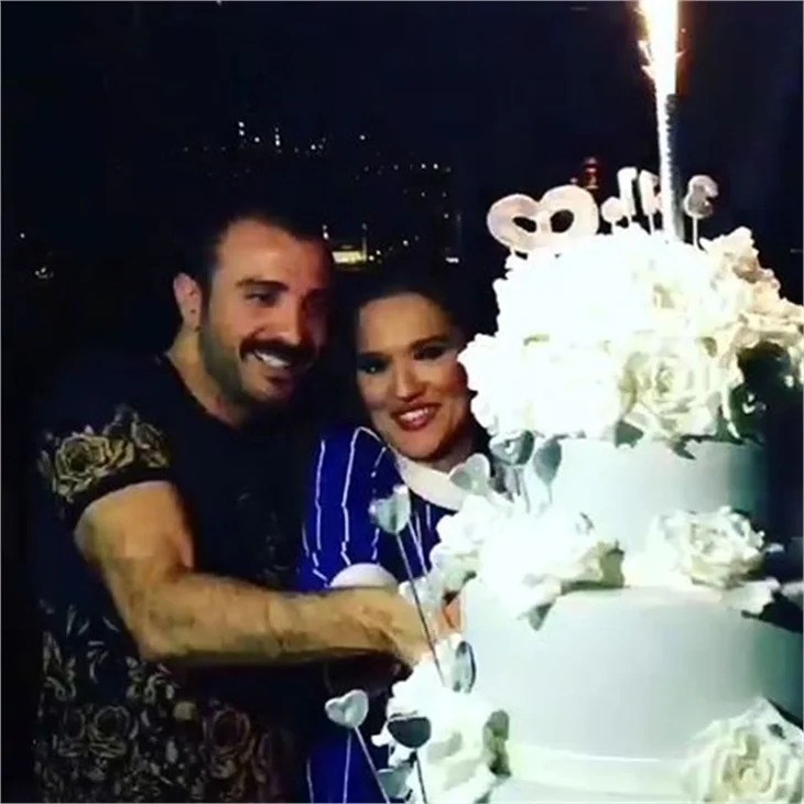Demet Akalın ve Okan Kurt'un partisine ünlü akını