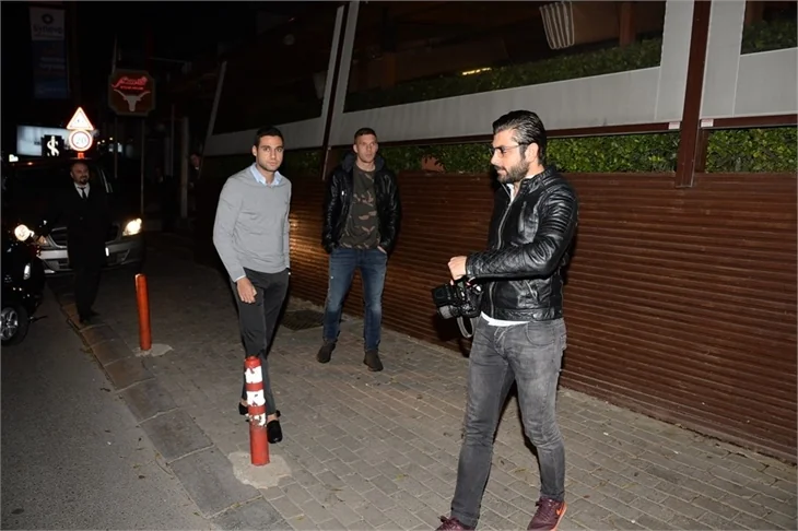 Galatasaray'lı Podolski'nin ilginç taktiği