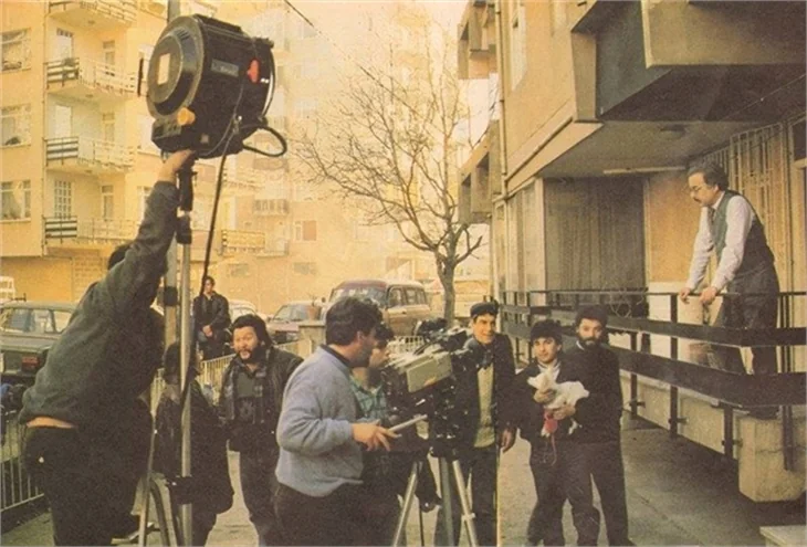 'Bizimkiler' dizisinin kamera arkası fotoğrafları