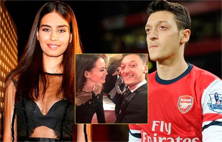 Mesut Özil'den Amine Gülşe'ye aşk çalımı