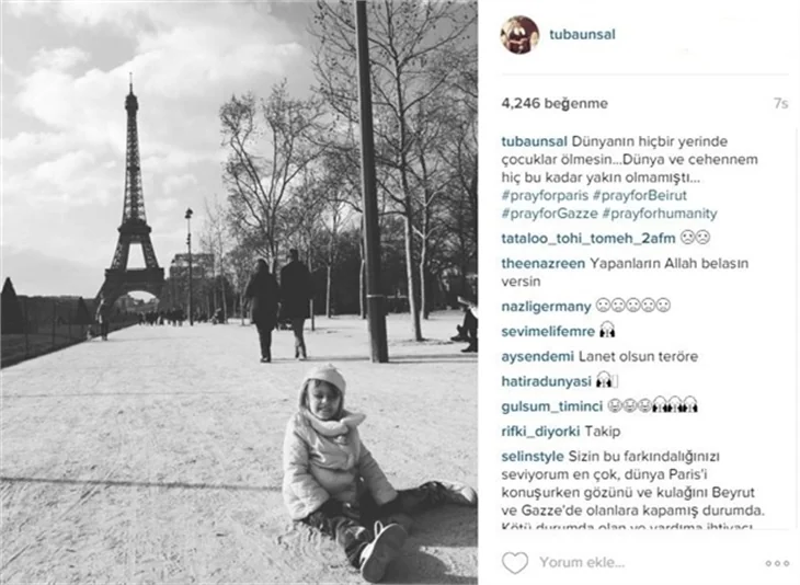 Ünlülerden Paris katliamına tepkiler