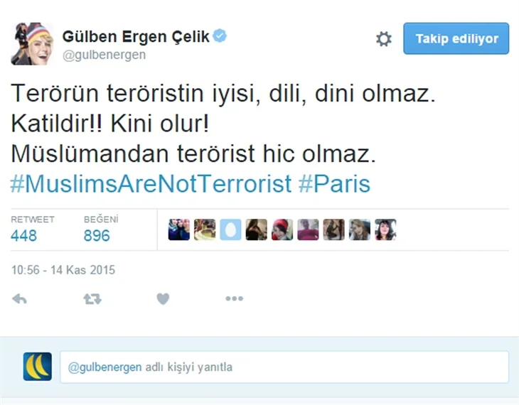 Ünlülerden Paris katliamına tepkiler