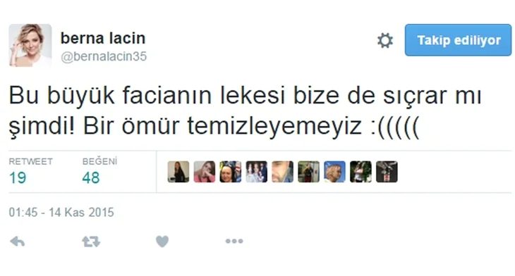 Ünlülerden Paris katliamına tepkiler