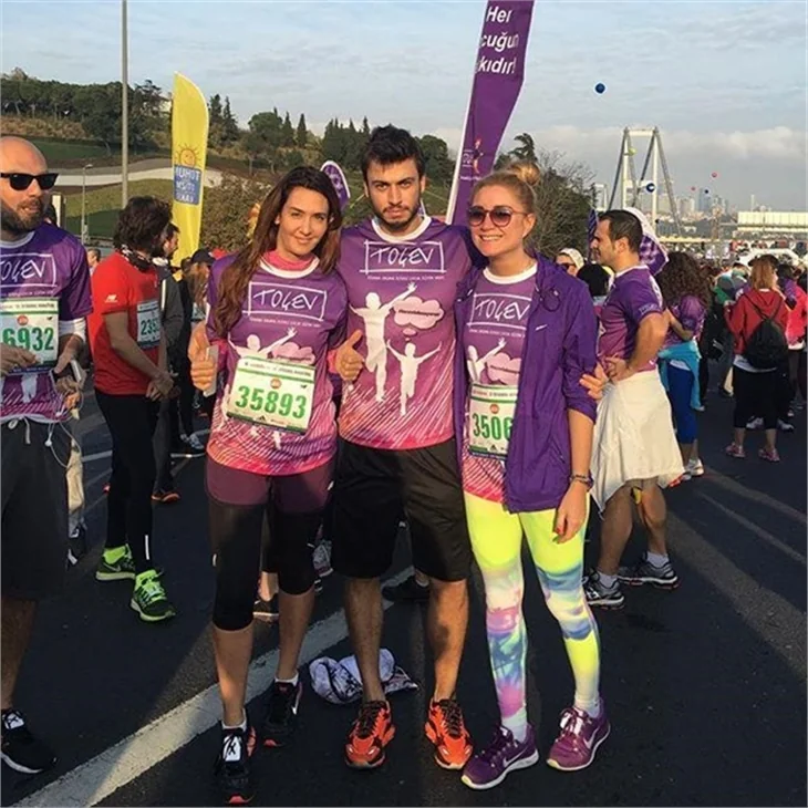 Ünlüler İstanbul Maratonu'nda..