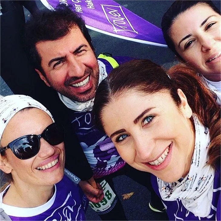 Ünlüler İstanbul Maratonu'nda..