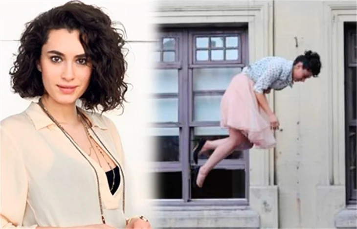 Hande Doğandemir 5. kattan böyle düştü